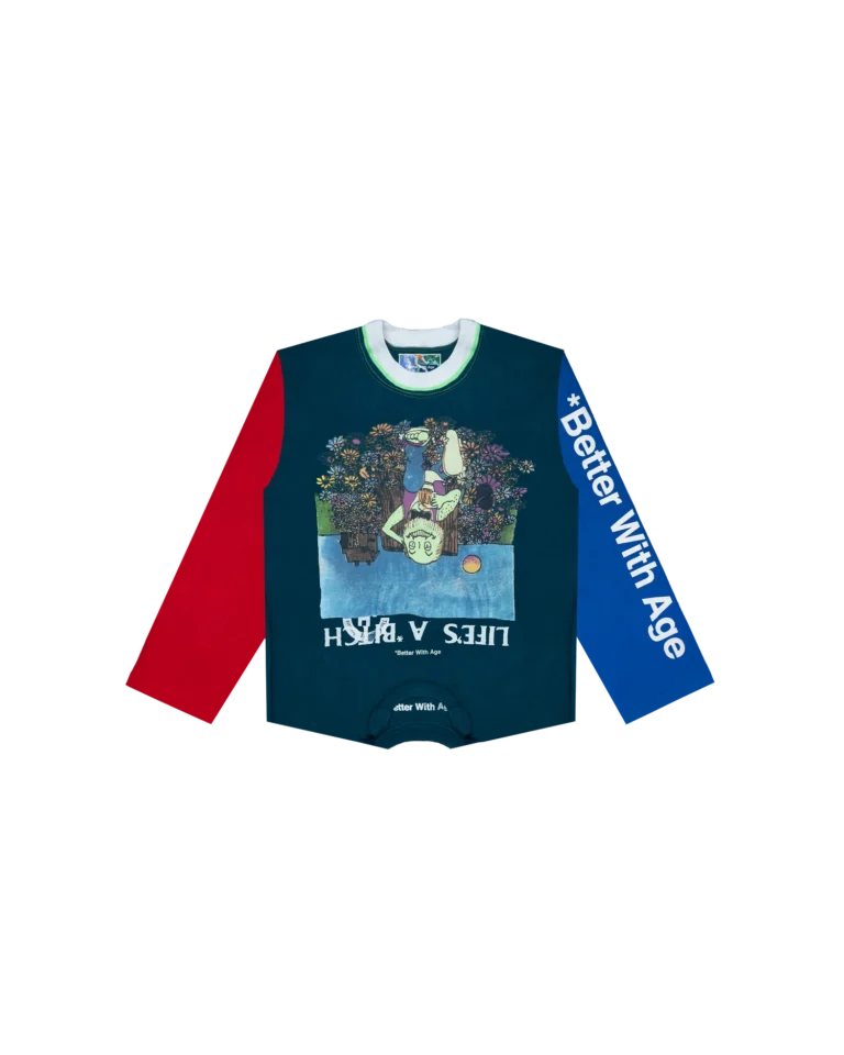 BETTER WITH AGE BITCH UPSIDE DOWN REVERSIBLE LONG SLEEVE