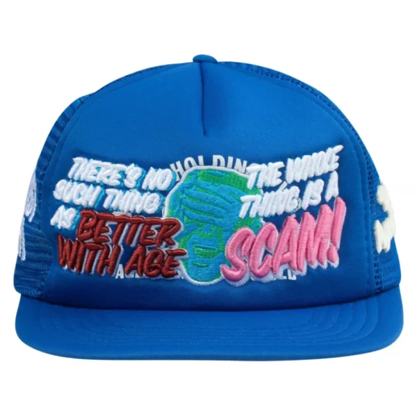 BETTER WITH AGE Scam Hat | Royal/White